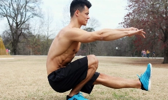 Sentadilla de flamenco