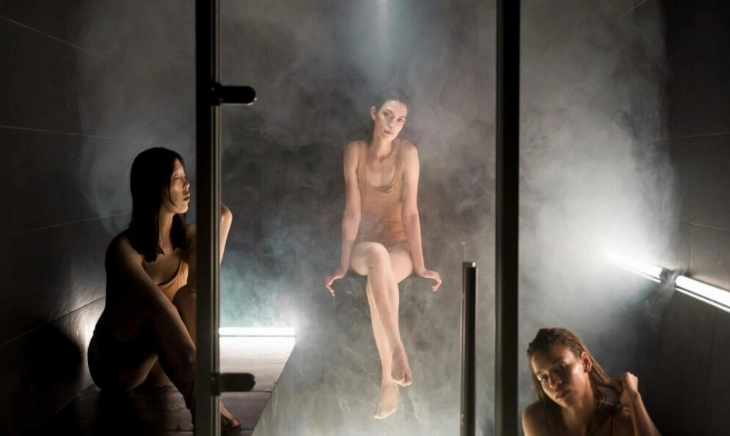 Mujeres en una sauna