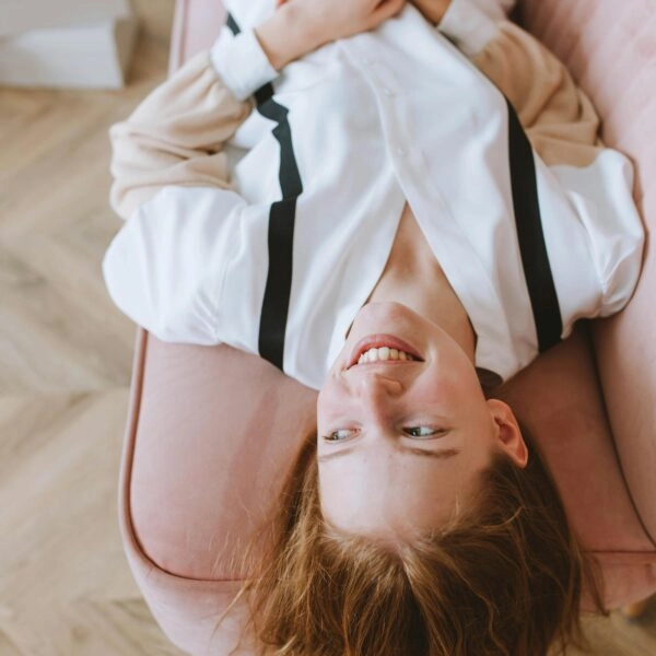 Mujer sin molestias íntimas porque usa la Línea Intima de Labeau Organic