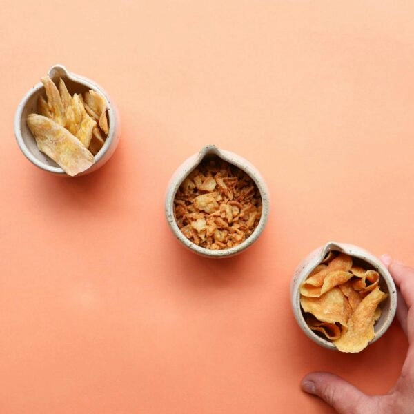 Snacks de patatas fritas y no de aceitunas