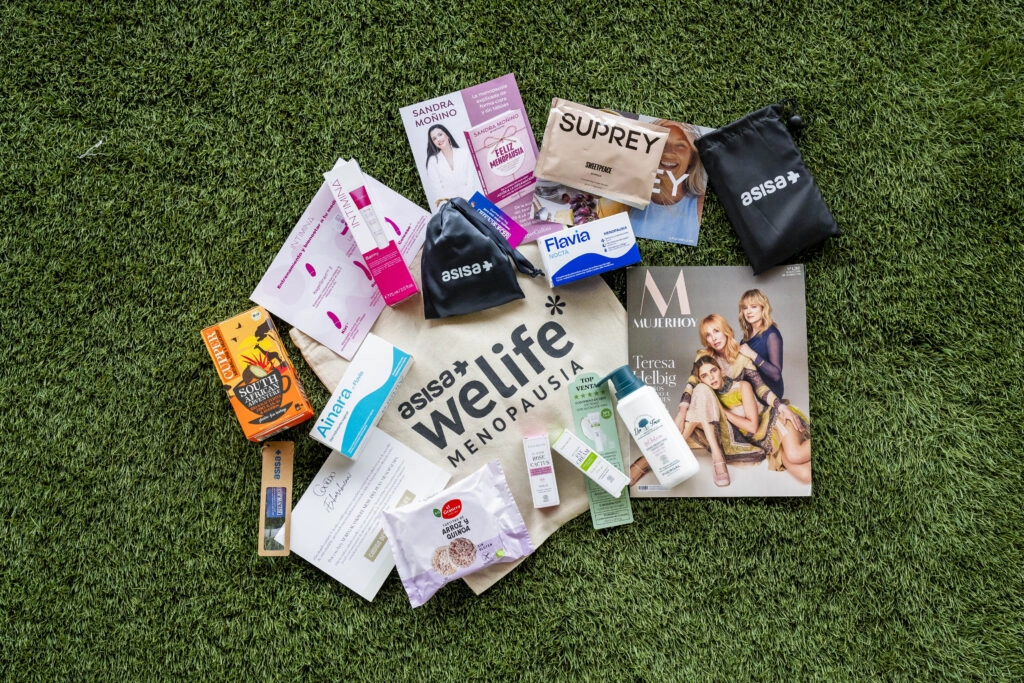 La goodie bag de Asisa WeLife Menopausia Madrid 2026