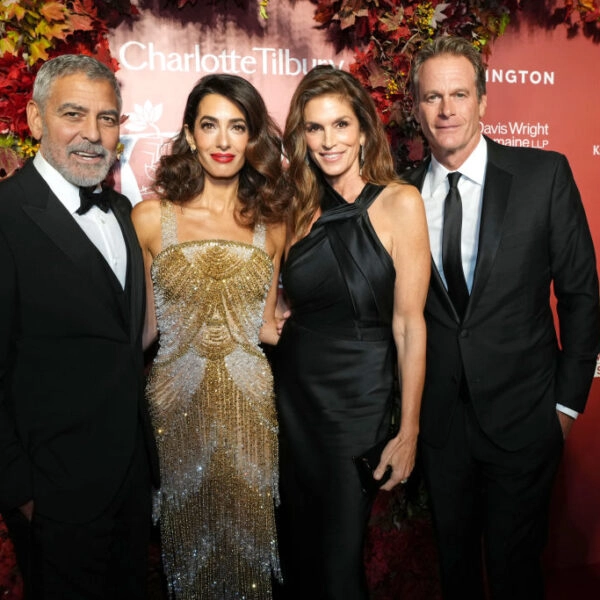 George Clooney, Rande Gerber, Cindy Cawford y Amal Clooney