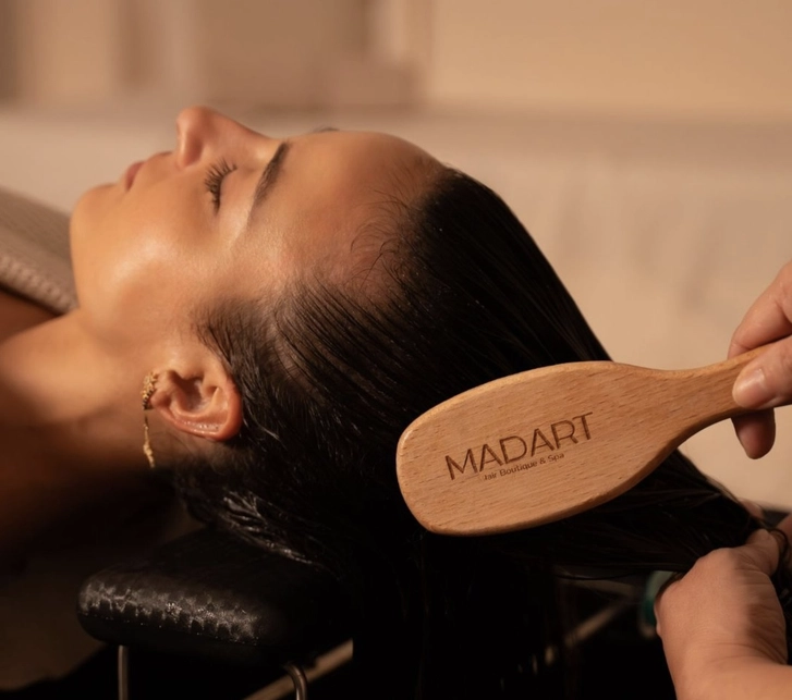 Cuidados en el hair spa de Madart