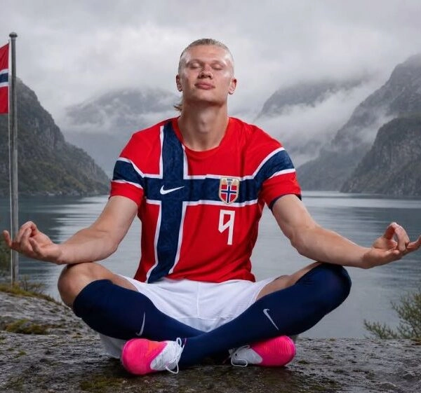 Erling Haaland practica meditación que también se puede hacer con la app Petit Bambou.