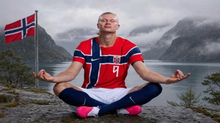 El día que el futbolista Haaland desató la locura por la meditación